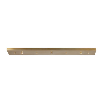 Multi-Port Canopy Three Light Linear Canopy in Satin Brass (1|7449603-848)