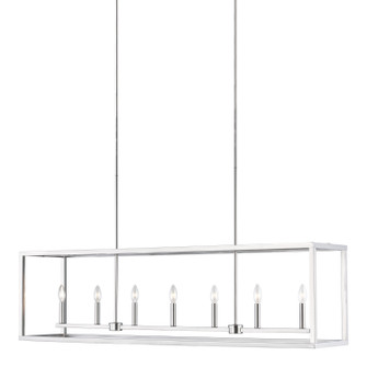 Moffet Street Seven Light Island Pendant in Brushed Nickel (1|6634507-962)