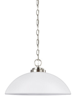 Oslo One Light Pendant in Brushed Nickel (1|65160-962)