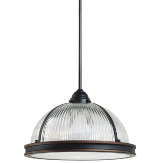 Pratt Street Prismatic Three Light Pendant in Autumn Bronze (1|65062EN3-715)