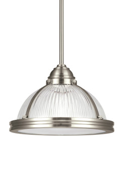 Pratt Street Prismatic One Light Pendant in Brushed Nickel (1|65060EN3-962)