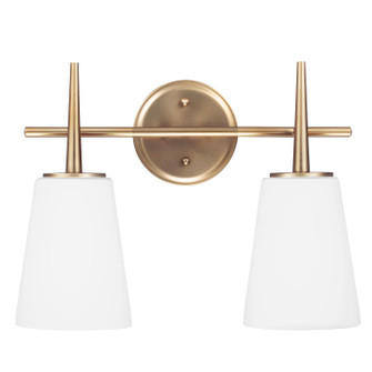 Driscoll Two Light Wall / Bath in Satin Brass (1|4440402EN3-848)