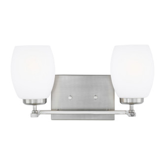 Catlin Two Light Wall / Bath in Brushed Nickel (1|4418502-962)