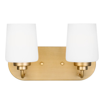 Windom Two Light Wall / Bath in Satin Brass (1|4402802-848)