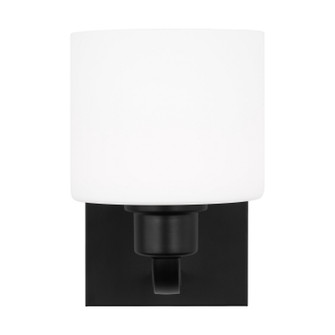 Canfield One Light Wall / Bath Sconce in Midnight Black (1|4128801-112)