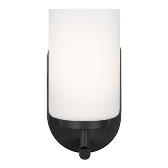 Oslo One Light Wall / Bath Sconce in Midnight Black (1|41160EN3-112)