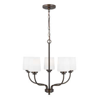 Windom Five Light Chandelier in Bronze (1|3102805EN3-710)