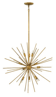 Tryst LED Chandelier in Burnished Gold (138|FR43015BNG)