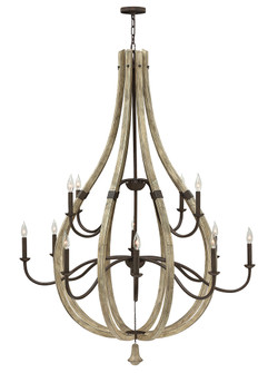 Middlefield LED Chandelier in Iron Rust (138|FR40579IRR)