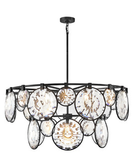 Nala LED Chandelier in Black (138|FR31268BLK)