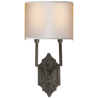 Silhouette Two Light Wall Sconce in Bronze (268|TOB 2600BZ-NP)