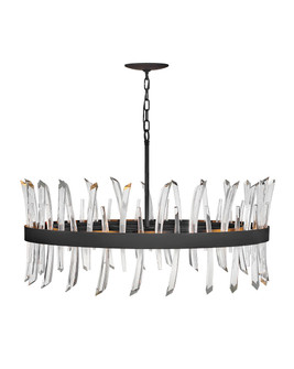 Revel LED Chandelier in Black (138|FR30905BLK)