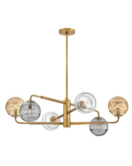 Oberon LED Pendant in Heritage Brass (138|FR30506HBR)