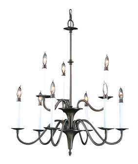 Jamestown Nine Light Chandelier in Mahogany Bronze (8|9229 MB)