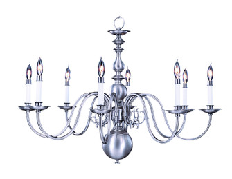 Jamestown Eight Light Chandelier in Polished Brass (8|9130 PB)