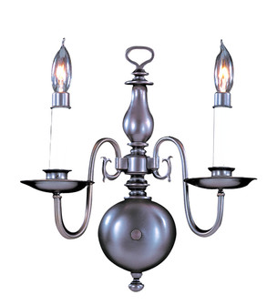Jamestown Two Light Wall Sconce in Satin Pewter (8|9122 SP)