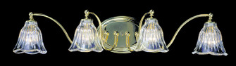 Geneva Four Light Wall Sconce in Polished Nickel (8|8174 PN)