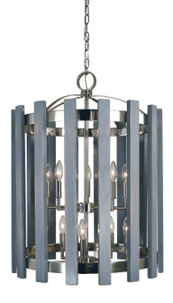 Arcadia Ten Light Chandelier in Polished Nickel (8|5120 PN)