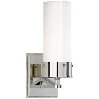 Marais One Light Bath Sconce in Polished Nickel (268|TOB 2314PN-WG)