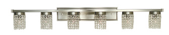 Gemini Six Light Wall Sconce in Brushed Nickel (8|4746 BN)