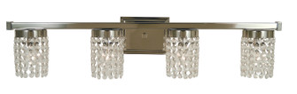 Gemini Four Light Wall Sconce in Brushed Nickel (8|4744 BN)