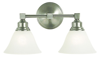 Taylor Two Light Wall Sconce in Polished Nickel with Amber Marble Glass Shade (8|2422 PN/AM)