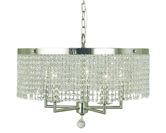 Princessa Five Light Chandelier in Polished Silver (8|2276 PS)