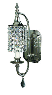 Princessa One Light Wall Sconce in Polished Silver (8|2041 PS)
