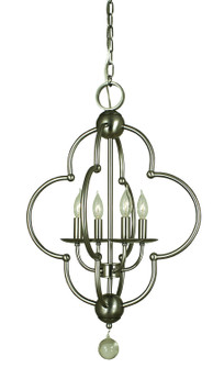 Quatrefoil Four Light Chandelier in Brushed Nickel (8|1160 BN)