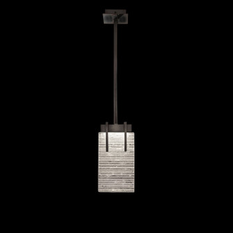 Terra LED Pendant in Black/Rake Clear (48|930540-15ST)