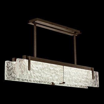 Terra LED Linear Pendant in Bronze/Clear Glass (48|928040-41ST)