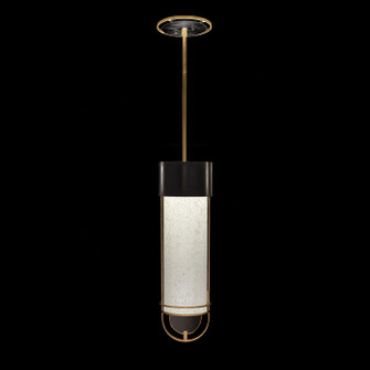 Bond LED Pendant in Black & Gold/Bahama Sand (48|926340-22ST)
