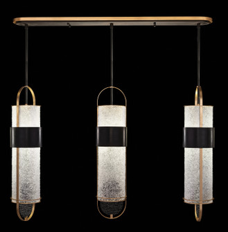 Bond LED Pendant in Black & Gold/Diamond Blanket (48|926140-21ST)