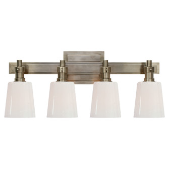 Bryant Bath Four Light Bath Sconce in Antique Nickel (268|TOB 2153AN-WG)