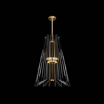 Newton LED Pendant in Gold/Down Glass (48|916940-2ST)