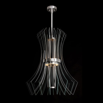 Newton LED Pendant in Silver Down Glass (48|916840-1ST)