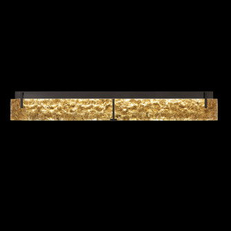 Terra LED Bath Bar in Black/Gold Leaf Glass (48|913950-12ST)