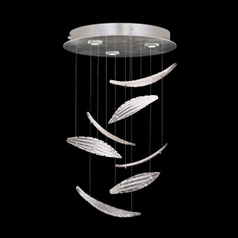 Elevate LED Pendant in Silver/White ''Plumes'' (48|895640-121ST)