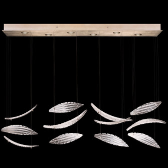 Elevate LED Pendant in Gold/White ''Plumes'' (48|895140-221ST)