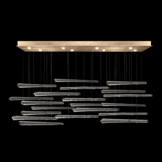 Elevate LED Pendant in Gold/Ebony Stardust Spires (48|894840-242ST)