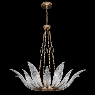 Plume Eight Light Pendant in Gold/White ''Plumes'' (48|894040-21ST)