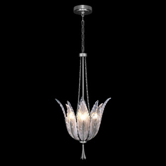 Plume Four Light Pendant in Silver/Dichroic ''Plumes'' (48|893940-1ST)