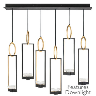 Delphi LED Pendant in Black/Gold (48|893140-31ST)