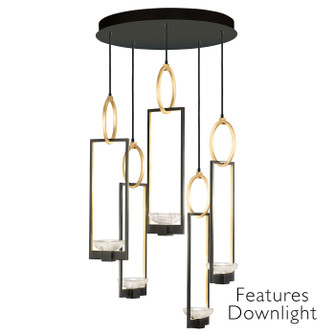 Delphi LED Pendant in Black/Gold (48|893040-31ST)