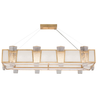 Crownstone 16 Light Pendant in Gold w/Textured Linen Inserts (48|891240-21ST)