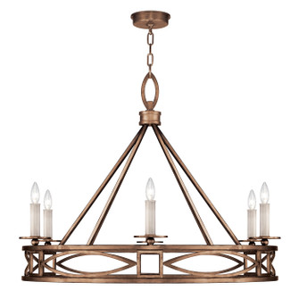 Cienfuegos Six Light Chandelier in Bronze w/No Shades (48|887640-1ST)
