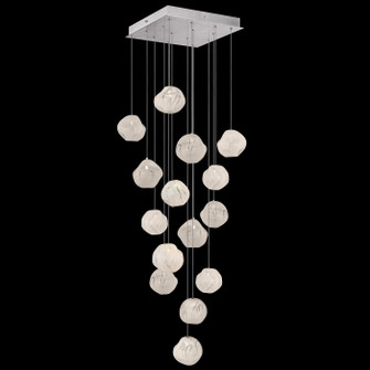 Vesta LED Pendant in Silver w/White Glass (48|866840-11LD)