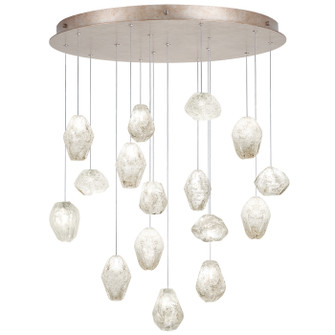 Natural Inspirations LED Pendant in Gold w/Clear Quartz Glass Drops (48|862840-23LD)