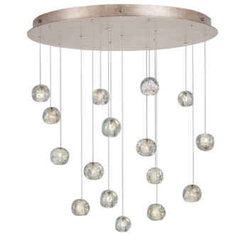 Natural Inspirations LED Pendant in Gold w/Nebula Glass Drops (48|862840-206LD)