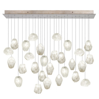 Natural Inspirations LED Pendant in Gold w/Clear Quartz Glass Drops (48|853640-23LD)